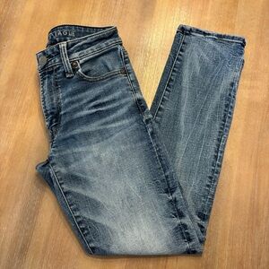 American Eagle Next Level Airflex Boys Medium Wash Straight Leg Jeans, 26x28